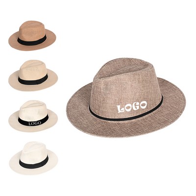 Adult Top Hat Straw Hat