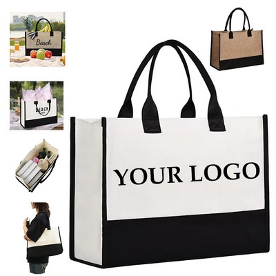 Personalized Initial Tote Bag