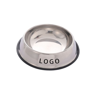 Non-Tip Stainless Steel Pet Bowl