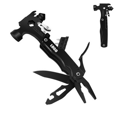 Safety Claw Hammer Pliers Multi Tool With Belt Cutter