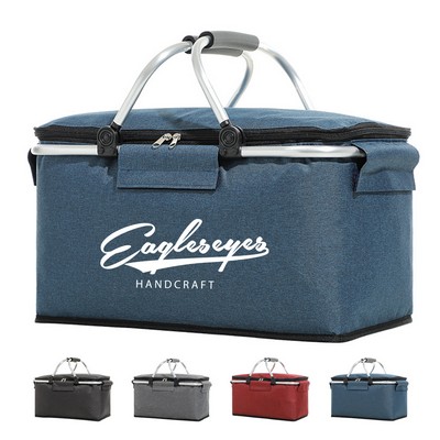 Insulated Cooler Picnic Basket