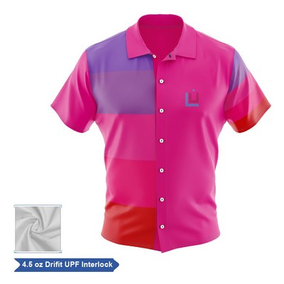 Sublimation UPF DriFit Camp Shirt - Men Women Kids