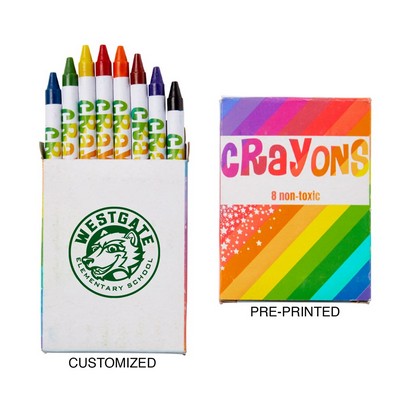 8pk Crayons