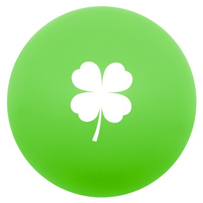 Four Leaf Clover Round Stress Ball