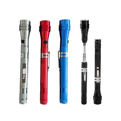 Metal Telescopic Magnetic LED Flashlight