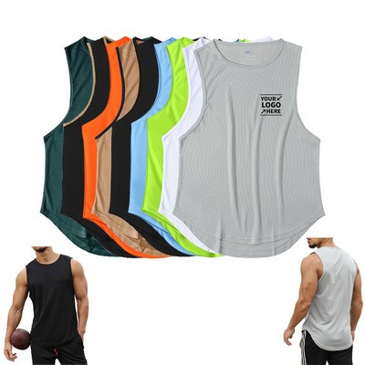 Men's Breathable Mesh Quick Dry Vest Sports Tank Top