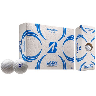 Bridgestone Lady Precept Logo Golf Balls - 1 Dozen/1 Pole