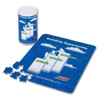 81-Piece Medium Puzzle in 12 Oz. Can (8¼"x10½")