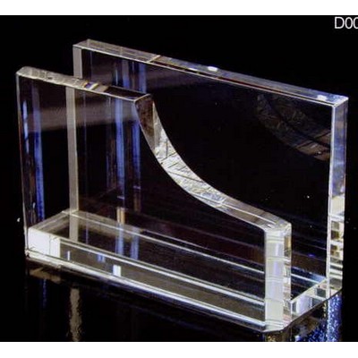 Optic Crystal Business Card Holder