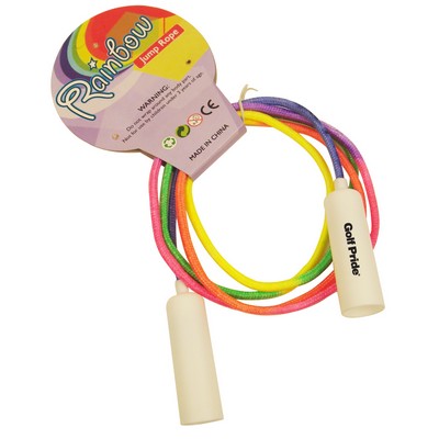 7 ' White Handle Jump Rope