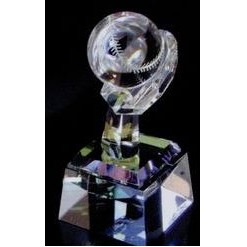 2-3/8" Optic Crystal Gazing Ball Award