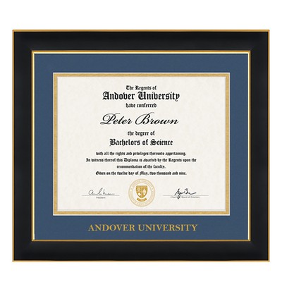 Custom Framed Diploma