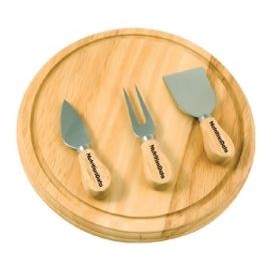 Rubberwood Board & Serving Set