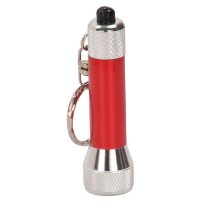 Flashlight - 5 Led with Key Ring - Red