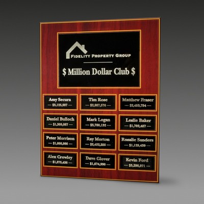 AcryliPrint® HD Perpetual Plaque w/Magnetic Plates (9"x12")