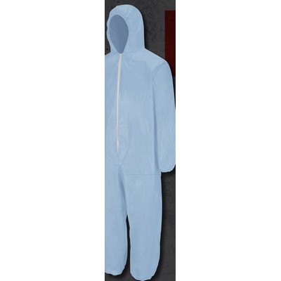 Bulwark™ Chemical Splash Disposable Flame-Resistant Coverall - Sky Blue