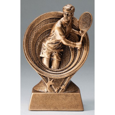 Tennis, Male - Saturn Resins - 6" Tall