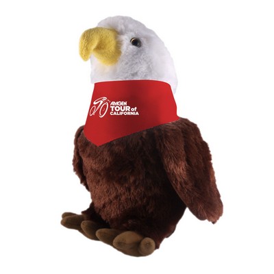 Soft Plush Stuffed Eagle with Bandana