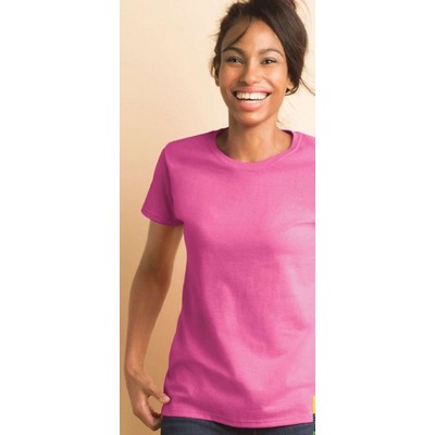 Gildan® Heavy Cotton™ Womens T-Shirt w/Rib Collar