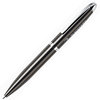 Unique Designed Twist Action Ballpoint Pen w/ Spring Pocket Clip