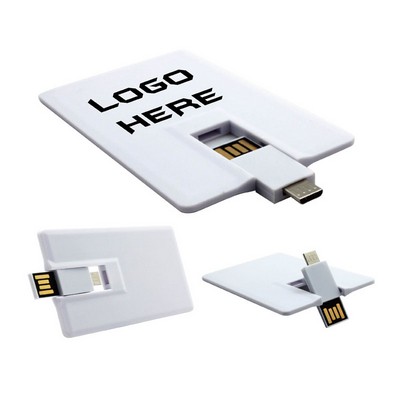 8 GB Credit Card Flip Flash Drive