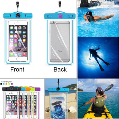 6.5" Waterproof Smart Phone Bag w/Luminous Function & Compass