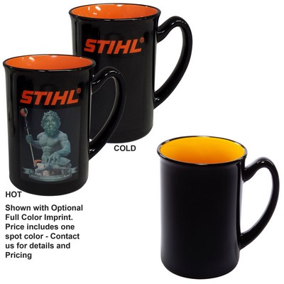 16 Oz. Vanish Ink Two Tone Marco Mug - Screen Printed