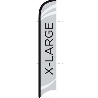 Custom 11.5' Tail Feather Flag Kit (1 Side)