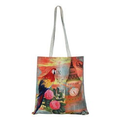 Sublimated Full Color, 5oz. Cotton Tote Bag