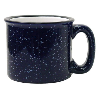 15 Oz. White/Cobalt Blue Santa Fe Mug