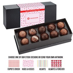 Valentine's Day 10 Piece Decadent Truffle Box - Assortment 2