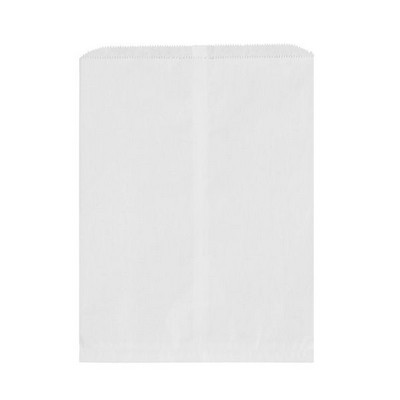 White Kraft Paper Merchandise Bag (12"x15")