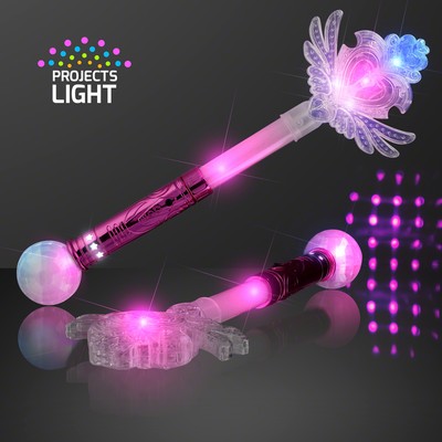 Winged Heart LED Fairy Wand - BLANK