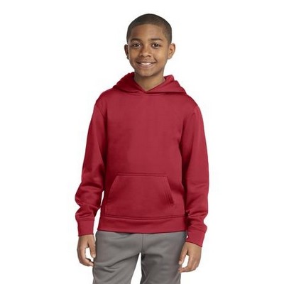 Sport-Tek® Youth Sport-Wick® Fleece Hooded Pullover