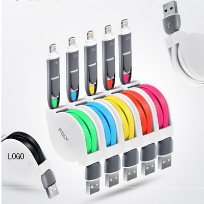 Retractable Phone Chargers (2in1)