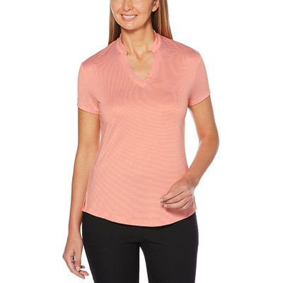 Callaway Ladies Fine Line Stripe Polo