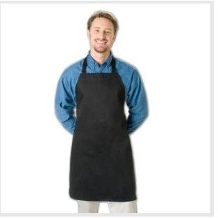 7.5 Oz. Twill Fabric Full Length Generous Cut Apron w/Plain Front & Self-Fabric Neck Strap