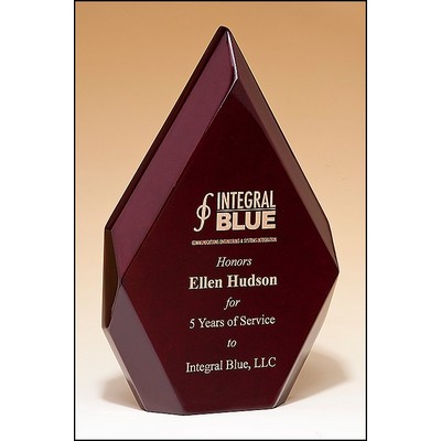 High Gloss Rosewood Diamond Award (5.25"x 8.875")