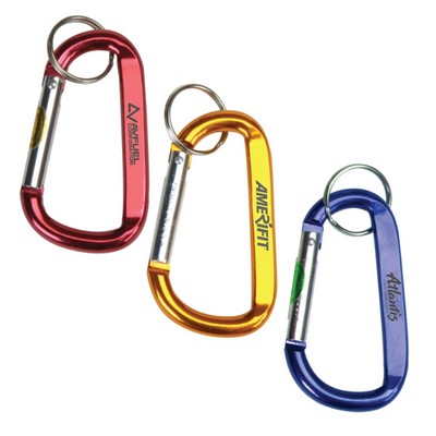 Large Anodized Carabiner Keyring