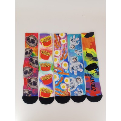 Dye Sublimation Athletic Socks