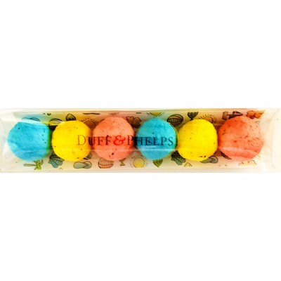 Eco-Friendly Wildflower Seed Bombs with Summer Favorites Background