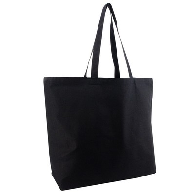 Jumbo 12oz 100% Cotton Gusseted Tote