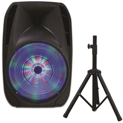 Supersonic® 15" Professional Bluetooth® DJ Speaker w/Tripod Stand