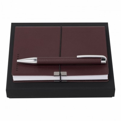 Set Storyline Burgundy (ballpoint pen & note pad A6)