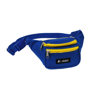 Everest Small Royal Blue/Yellow Signature Waist Pack