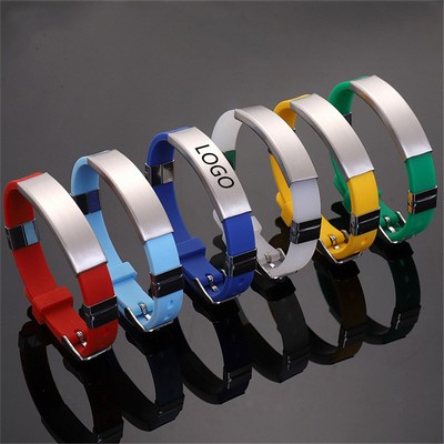 Silicone Rubber Bangle Bracelet