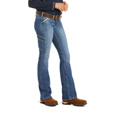 Rebar® Mid Rise Durastretch™ Raven Sofia Blue Bootcut Jeans