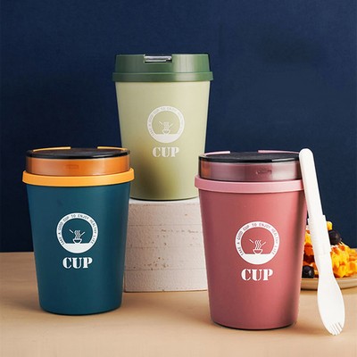 500ml Leak proof breakfast cup, soup cup lunch box food container