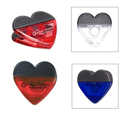 Translucent Memo Heart Clip