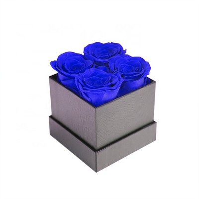 Preserved Eternal Roses In Square Box for Valentines Day